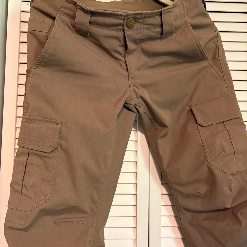 Under Armour Women’s Tactical Cargo Pants in Brown - Picture 2 of 5